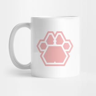 Pink cat paw Mug